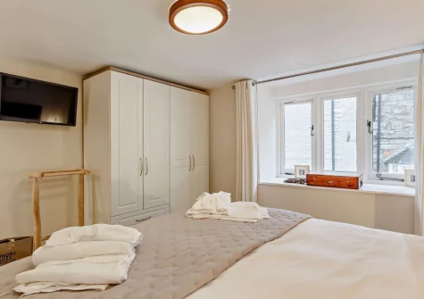 Bedroom #2 at Harbour's Call, Polperro