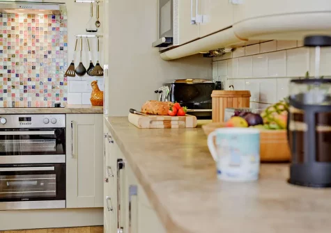 The kitchen at Harbour's Reach, Fowey