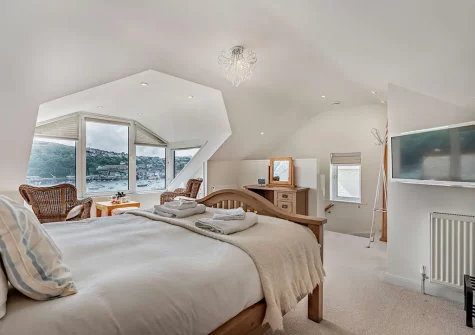 Bedroom #1 at Harbour's Reach, Fowey
