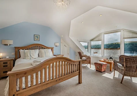 Bedroom #1 at Harbour's Reach, Fowey