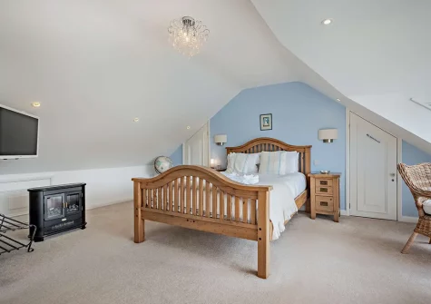 Bedroom #1 at Harbour's Reach, Fowey