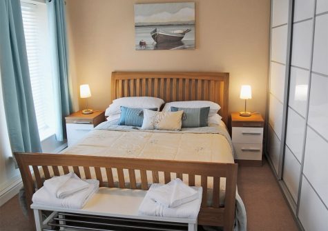 Bedroom #2 at Harbourside Apartment, Mevagissey