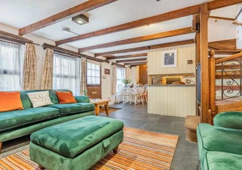 The living room at Harbourside Cottage, Padstow