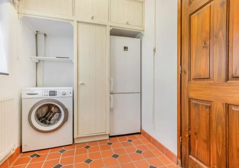 The utility room at Harbourside Cottage, Padstow