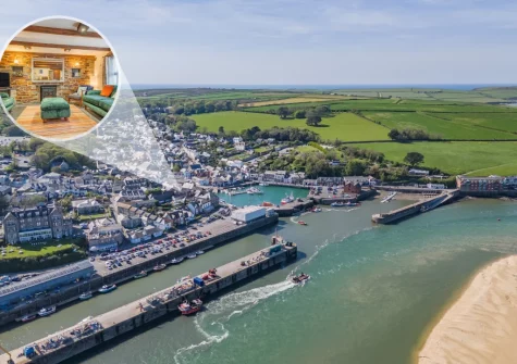 Harbourside Cottage is in a prime location on Padstow Harbour