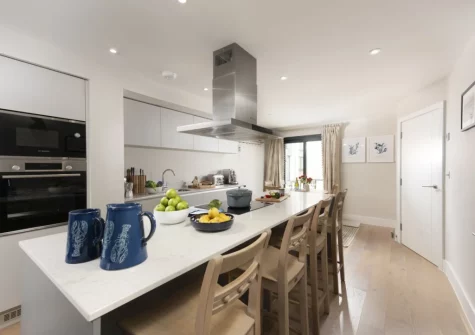 The kitchen at Harlyn Folly, Harlyn