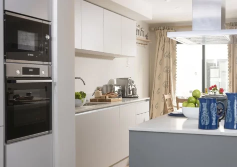 The kitchen at Harlyn Folly, Harlyn