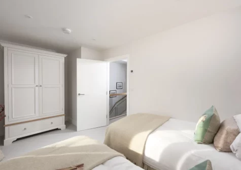 Bedroom #2 at Harlyn Folly, Harlyn