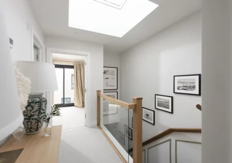 The first floor landing at Harlyn Folly, Harlyn