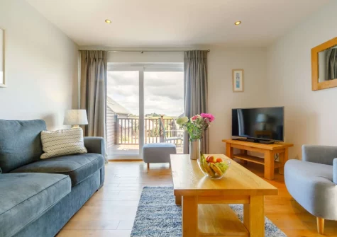 The living room at Harlyn, Retallack Resort & Spa, Winnard's Perch