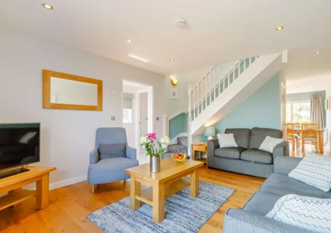 The living room at Harlyn, Retallack Resort & Spa, Winnard's Perch