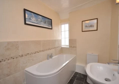 The bathroom at Harris Fam, Talaton