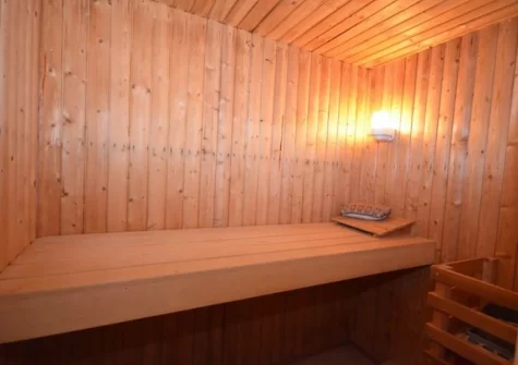 The sauna at Harris Fam, Talaton