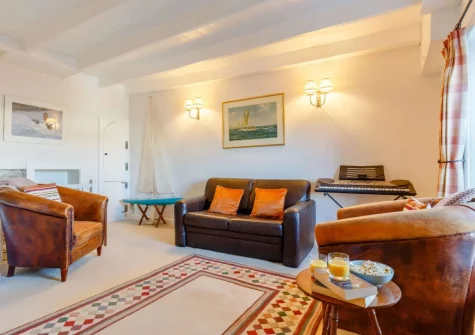 The snug at Hart Cottage, Polruan