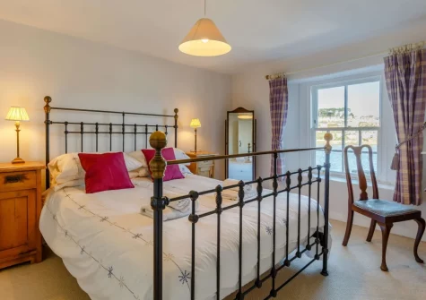Bedroom #1 at Hart Cottage, Polruan