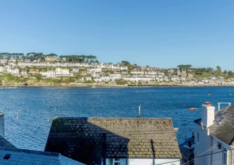 Both of Hart Cottage's bedrooms enjoy views over the river