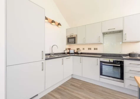 The kitchen at Hartnolls Lodge, Woolacombe
