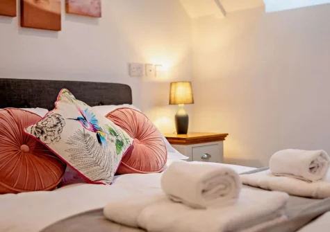 Bedroom #1 at Hayloft, Arscott, Holsworthy