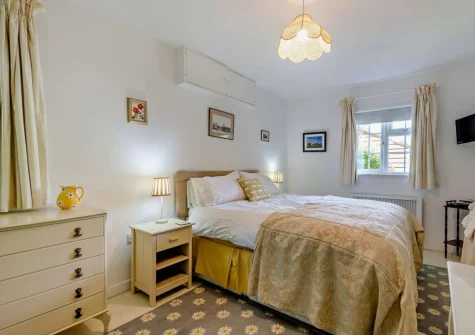 Bedroom #1 at Haytor Vale Lodge, Haytor