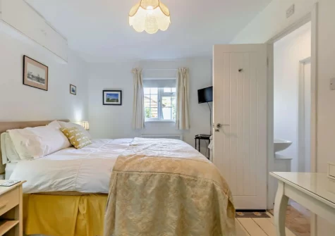 Bedroom #1 at Haytor Vale Lodge, Haytor