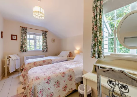 Bedroom #2 at Haytor Vale Lodge, Haytor