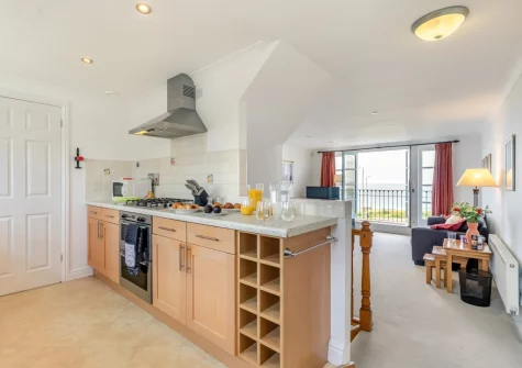 The kitchen at Headland House, Newquay