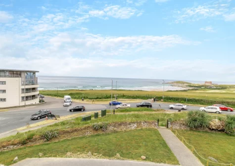 The view from bedroom #1 at Headland House, Newquay