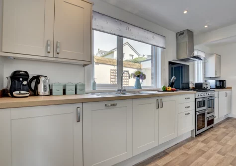 The kitchen at Heather Lea, Woolacombe