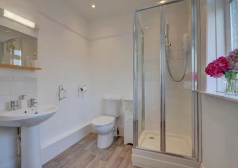 Bedroom #2 en-suite shower room at Heather Lea, Woolacombe
