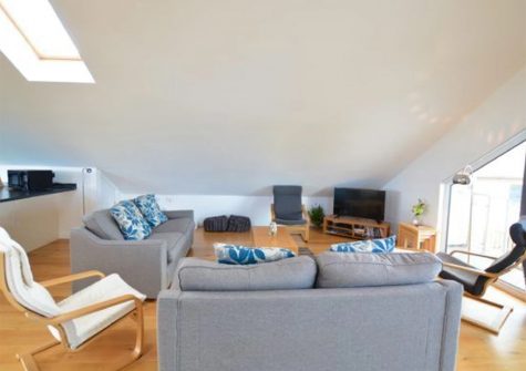 The living area at Heatherbank, St Agnes