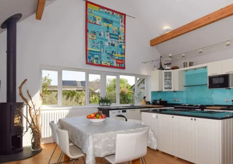 The kitchen at Heathersett, Instow
