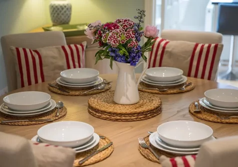 The dining area at Heathersett, Instow