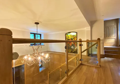 The first floor landing at Heddon Valley Farmhouse, Killington