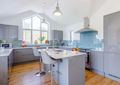The kitchen at Heddon's View, Trentishoe