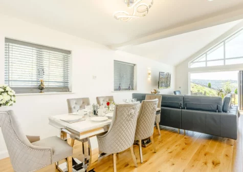 The dining area at Heddon's View, Trentishoe