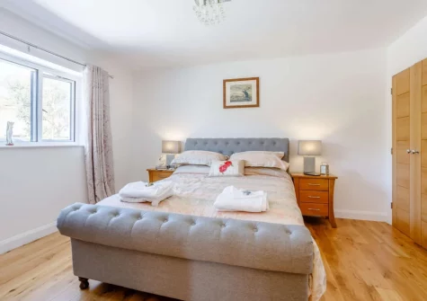 Bedroom #1 at Heddon's View, Trentishoe