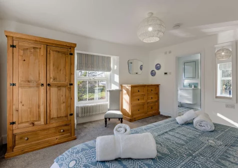 Bedroom #3 at Helebridge House, Marhamchurch