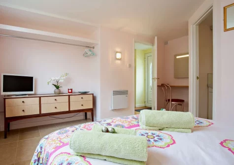 Bedroom #1 at Here Tiz, St Day