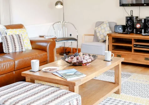 The living area at Heritage Cottage, Bokiddick