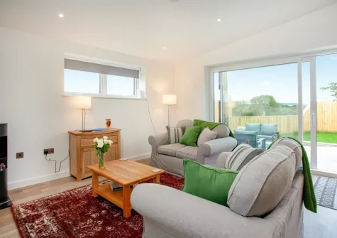 The living area at Hernmargh Skiber, Box's Shop