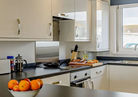 The kitchen at Heron House, Brixham