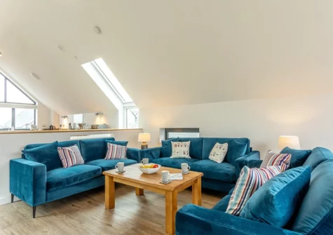 The living area at Hey Ho!, Northam
