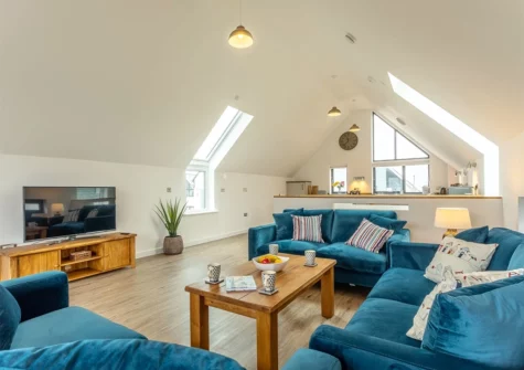 The living area at Hey Ho!, Northam