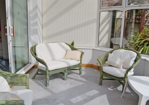 The conservatory at Heybrook Court, Newquay