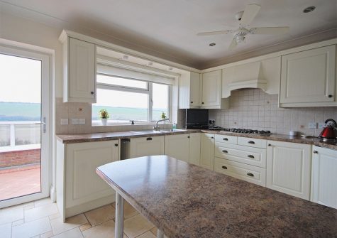 The kitchen at Heybrook Court, Newquay