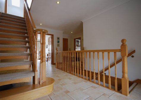 The hallway at Heybrook Court, Newquay