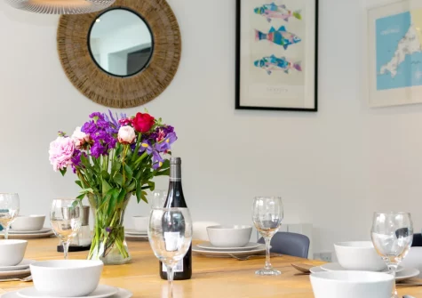 The dining area at Heyl Sound, Padstow