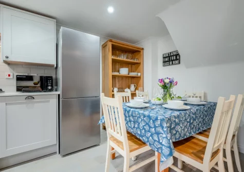 The kitchen & dining area at Hideaway Cottage, Padstow