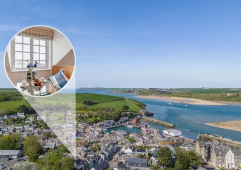 Hideaway Cottage is in a secluded location close to Padstow's picturesque harbour and its many shops, pubs & restaurants