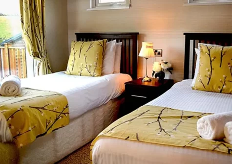 Bedroom #2 at Hideaway Lodge, Bossiney